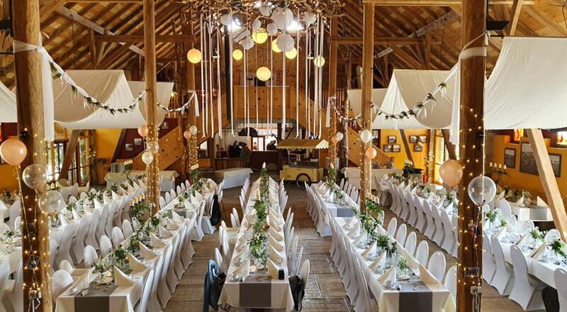 Silvesterfeier Gut Leimershof Hofscheune