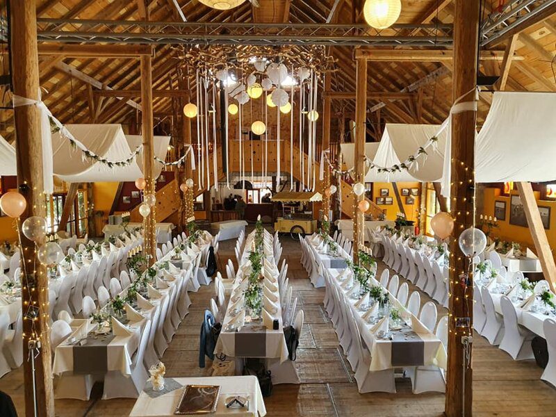 Silvesterfeier Gut Leimershof Hofscheune