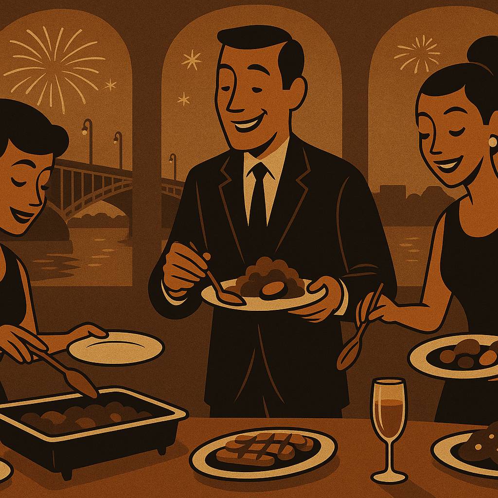 Schifffahrt Silvester auf dem Rhein