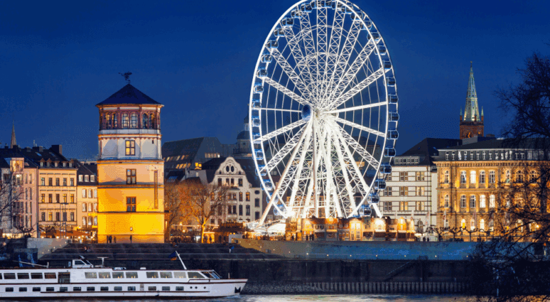 Silvester Düsseldorf Schiff mit Übernachtung