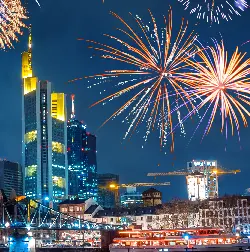 Silvester auf dem Schiff Frankfurt