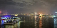Silvester auf dem Schiff in Köln